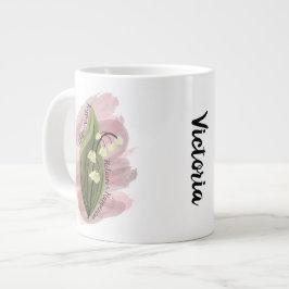 Lily of the Valley Happiness Personlig Jumbo Mugg
