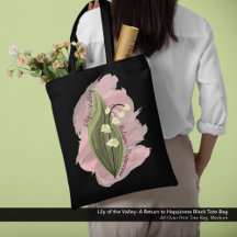 Lily of the Valley Happiness Watercolor Stil