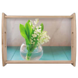 Lily of the valley in vase コースター frukostbricka