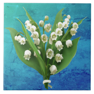 Lily of the Valley Kakelplatta