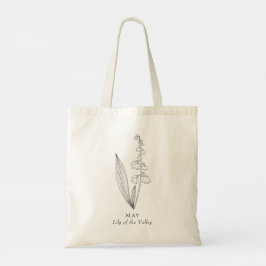 Lily of the Valley - Maj-födelsemånadsblomman Tygkasse