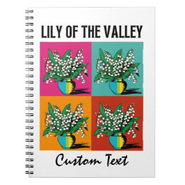 Lily of the Valley May Birth Month Flower Gardener Anteckningsbok