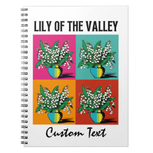 Lily of the Valley May Birth Month Flower Gardener Anteckningsbok