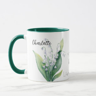 Lily of the Valley May Birth Month Flower Mugg