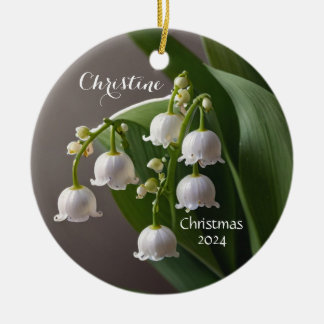 Lily of the Valley May Personlig Ornament