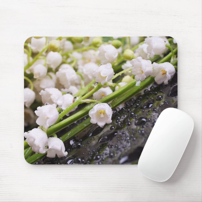 Lily of the Valley Mousepad Musmatta (Med mus)