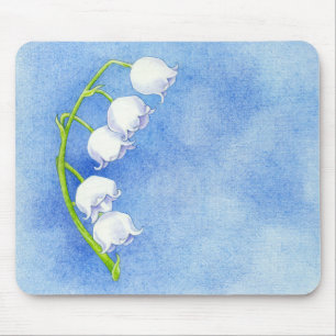 Lily of the Valley Mousepad Musmatta
