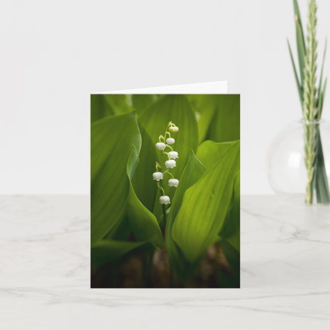 Lily of the Valley Note Card Kort (Framsida)