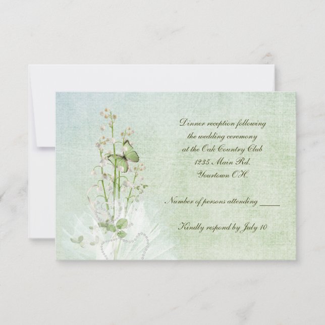 Lily of the Valley OSA Inbjudningar (Framsida)