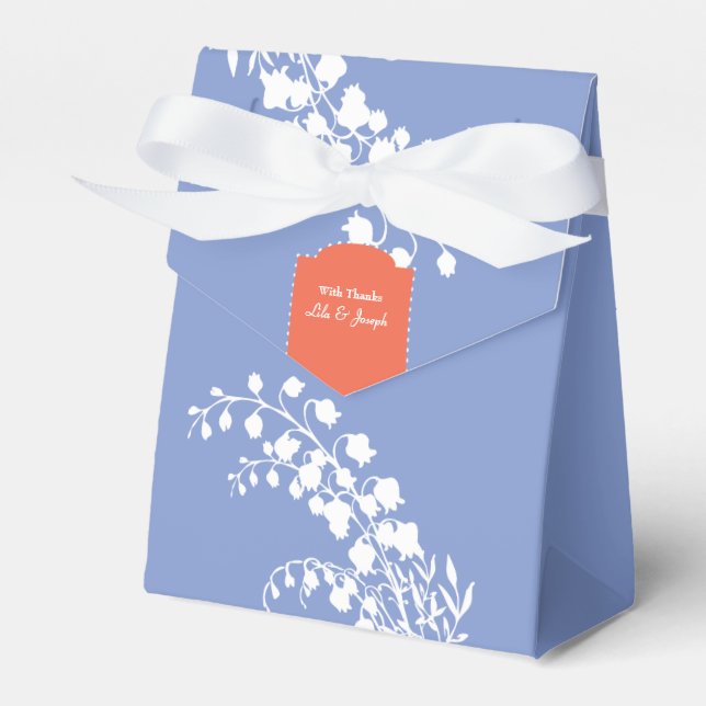Lily of the Valley Party Favor Box Presentaskar (Framsidan Sidan)