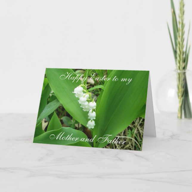 Lily of the Valley Påsk Card Helgkort (Framsida)