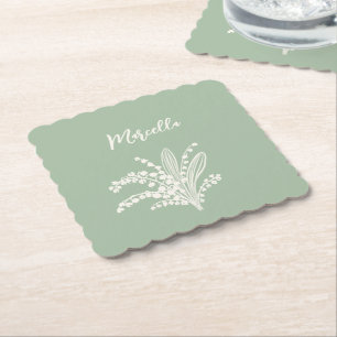 Lily of the Valley Personlig Underlägg Papper
