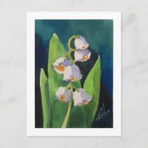 Lily of the Valley Postcard Vykort