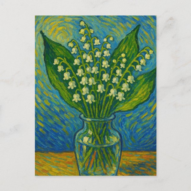 Lily of the Valley Postcard Vykort (Framsida)