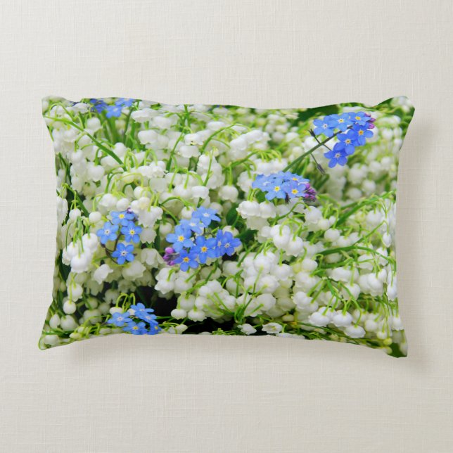 Lily of the valley prydnadskudde (Baksidan)