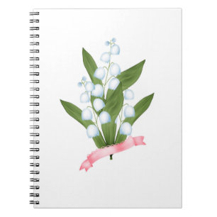 Lily of the valley, retro anteckningsbok
