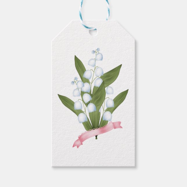 Lily of the valley, retro presentetikett (Framsidan)