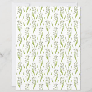 Lily of the Valley Scrapbook Papper