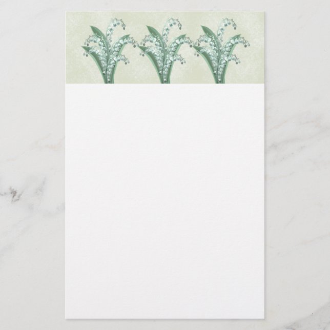 Lily of the Valley Stationery Brevpapper (Framsida)