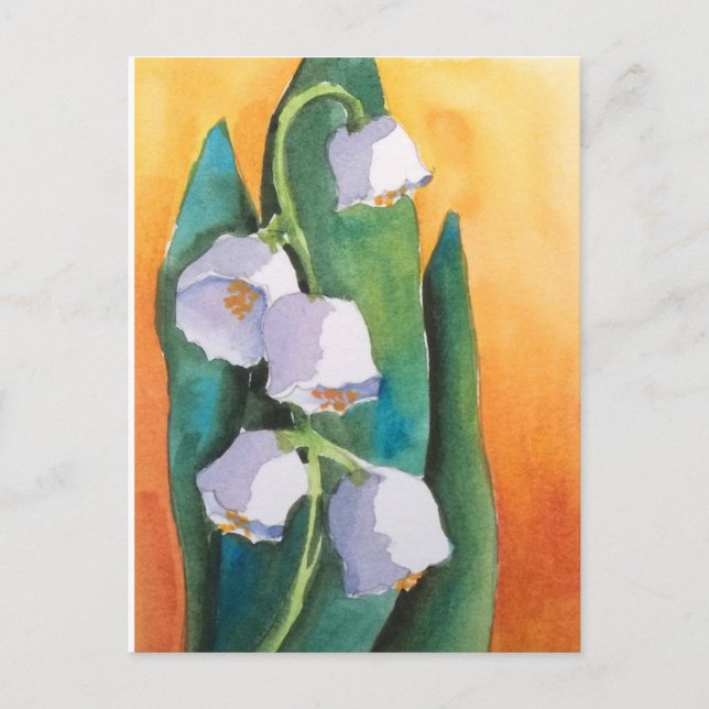 Lily of the Valley Sunrise Vykort (Framsida)