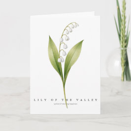 Lily of the Valley Symbol of Returning Happiness Kort