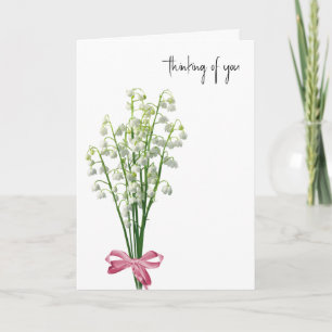 Lily of the Valley Thinking of You Kort