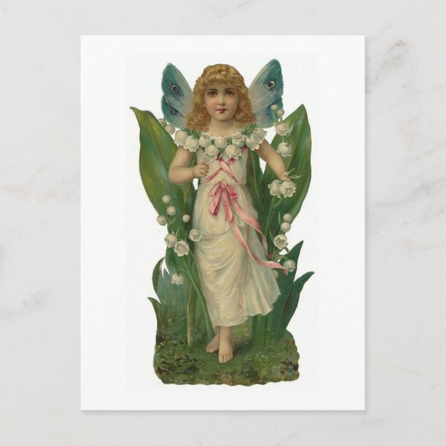 "Lily of the Valley" Vintage Postcard Vykort (Framsida)