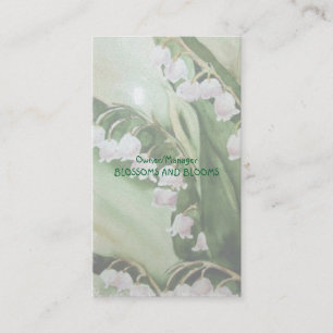 LILY OF THE VALLEY VISITKORT