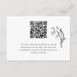 Lily of the Valley - Vita djurutrymmeskort Tilläggskort