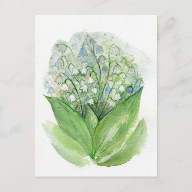 Lily of the valley vykort (Framsida)