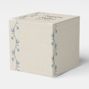 Lily of the Valley Wedding Favor Box Presentaskar