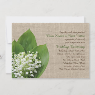 Lily of the Valley Wedding-filmens sammanbrott Inbjudningar