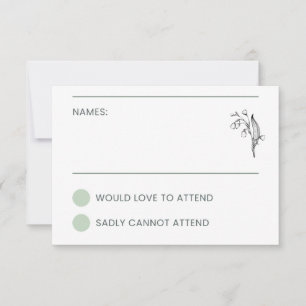 Lily of the Valley - White Collation OSA Kort