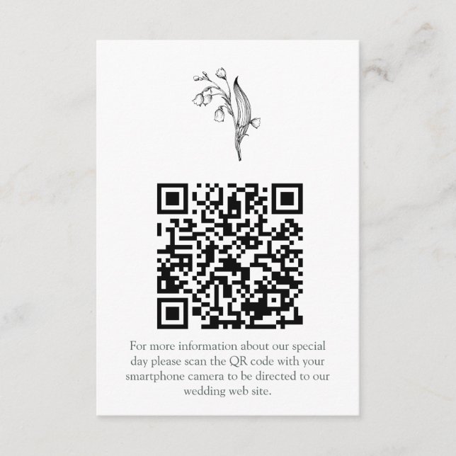 Lily of the Valley - White Collation OSA Tilläggskort (Framsida)