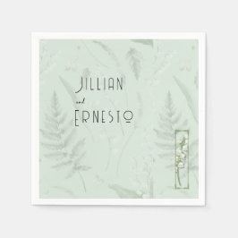 Lily of Valley || Skicka Grönt med Illustration Pappersservett