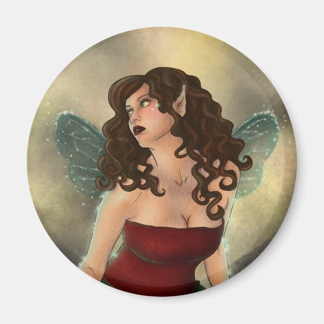 Lily Pad Fae Magnet (Framsidan)