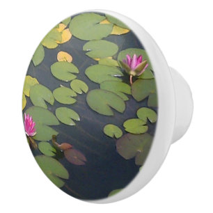 Lily pad Flower Painting Mönster Knopp