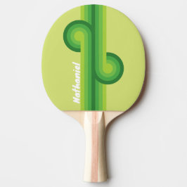 Lily Pad Grön Rand Loop med Namn Pingisracket