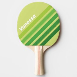Lily Pad Grön Vinklad Rand med Namn Pingisracket