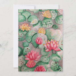 Lily Pad Inbjudningar
