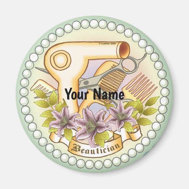Lily Pearl Skönhetsspecialist magnet (Framsidan)