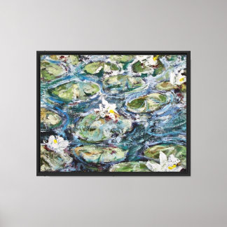 Lily Pond #3 av Artist Peter Demopoulos Canvastryck