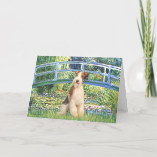 Lily Pond Bridge - Wire Fox Terrier 3 Kort