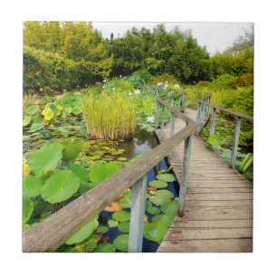 Lily Pond Ceramic Tile Kakelplatta