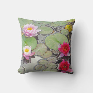 Lily Pond med Lotus Blommars Kudde