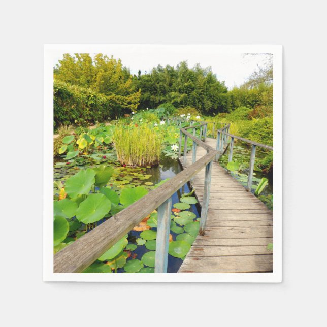 Lily Pond Pappra Napkins Pappersservett (Framsidan)