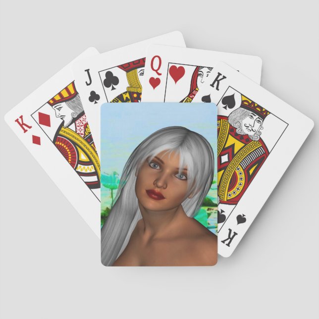 Lily Pond Spel Kort (Baksidan)