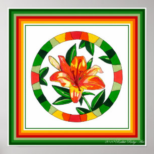 Lily Print Poster