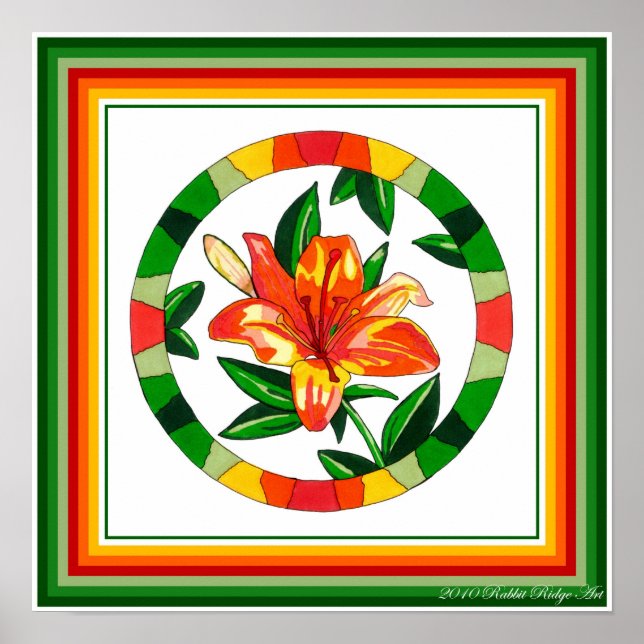Lily Print Poster (Framsidan)