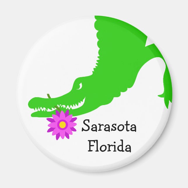 Lily, Sarasota Alligator Magnet (Framsidan)